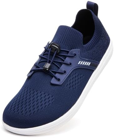 Barefoot Shoes for Men, Wide Toe Box Zero Drop Minimalist Sneakers,Lightweight Breathable Walking Shoes for All-Day Comfort & Natural Foot Movement