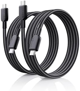 Anker USB C to USB C Cable (2Pack, 3FT),240W Type-C Fast Charging Cord for iPhone 17/16 Series,MacBook Pro 2020,iPad Air 4 and More (Black)