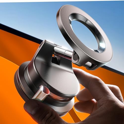 LISEN for Magsafe Car Mount, Cell Phone Holders for Your Car, Magnetic Car Accessories for Women Men Jeep Truck, Gifts for Mothers Day Him Her for iPhone 17 Pro Max 16 15 14 13 12, Samsung S26, Black