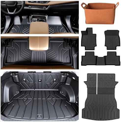 Floor Mats & Cargo Liners Replacement for Chevy Equinox 2025-2026 / Replacement for GMC Terrain (Only Gas), All Weather TPE Floor Mats & Cargo and Set Replacement for Chevy Equinox Accessories