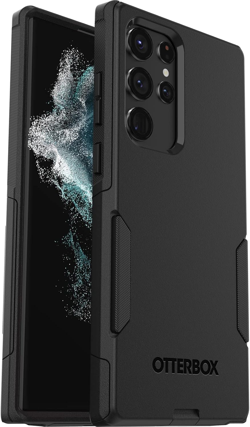 OtterBox Galaxy S22 Ultra Commuter Series Case - Black, Slim &amp; Tough, Pocket-Friendly, with Port Protection