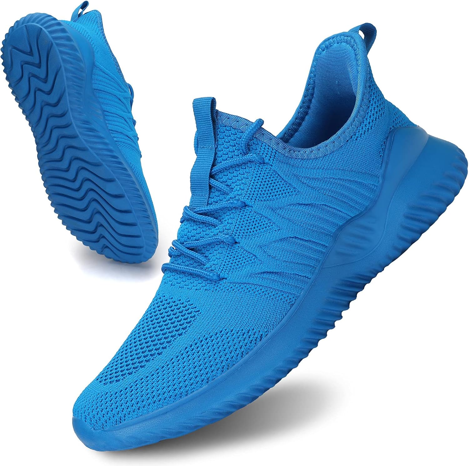 Socviis Mens Slip On Running Shoes Athletic Walking Trainers Lightweight Breathable Mesh Tennis Sneakers